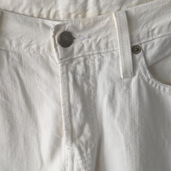 Vintage Levi's 501XX White Denim Jeans Size 26/30 - Picture 5 of 8